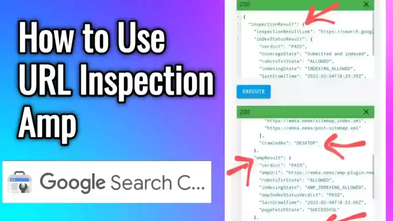 How to Use URL inspection Api