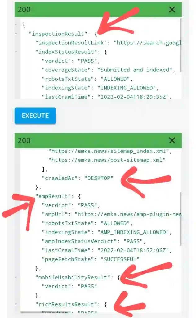 How to Use URL inspection Api Search Console