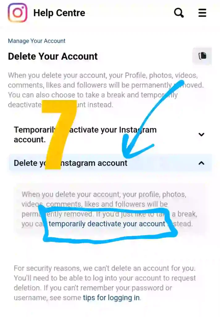 Deactivate Instagram Temporary Account थोड़ी देर के लिए बंद कैसे करें | instagram New Trick 2022 